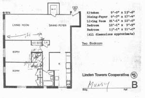 Linden Towers 5 Floor Plan B-Line