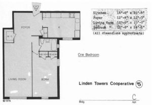 Linden Towers 5 Floor Plan C-Line