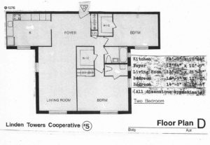 Linden Towers 5 Floor Plan D