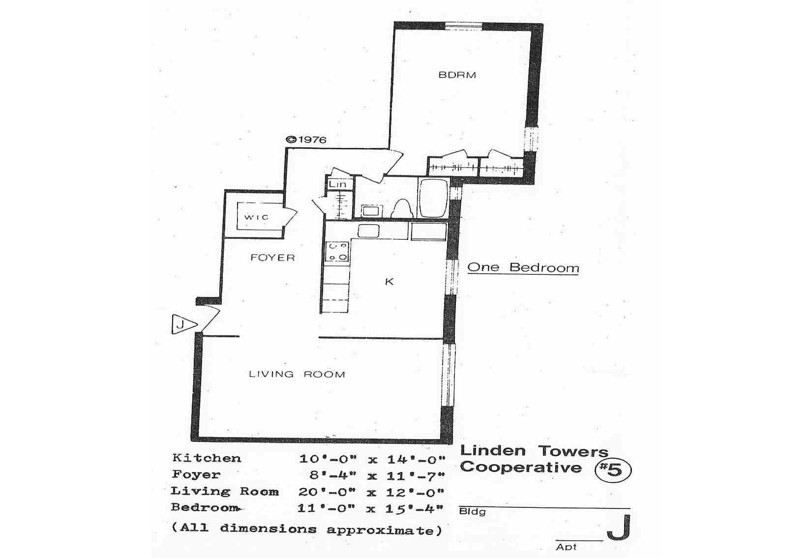 LINDEN TOWERS 5 FLOOR PLAN J-LINE